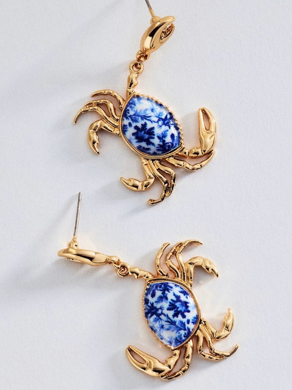 Anthropologie Ceramic Crab Earrings. Brand new!